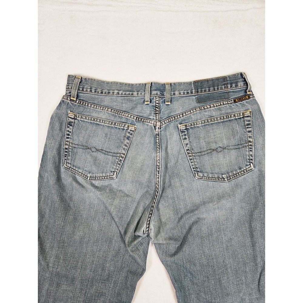 Vtg Lucky Brand Dungarees Gene‎ Montesano Jeans Men 36 Chopper Bootleg USA - Picture 6 of 11